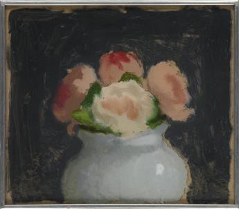 ROBERT KULICKE Roses in a Vase.